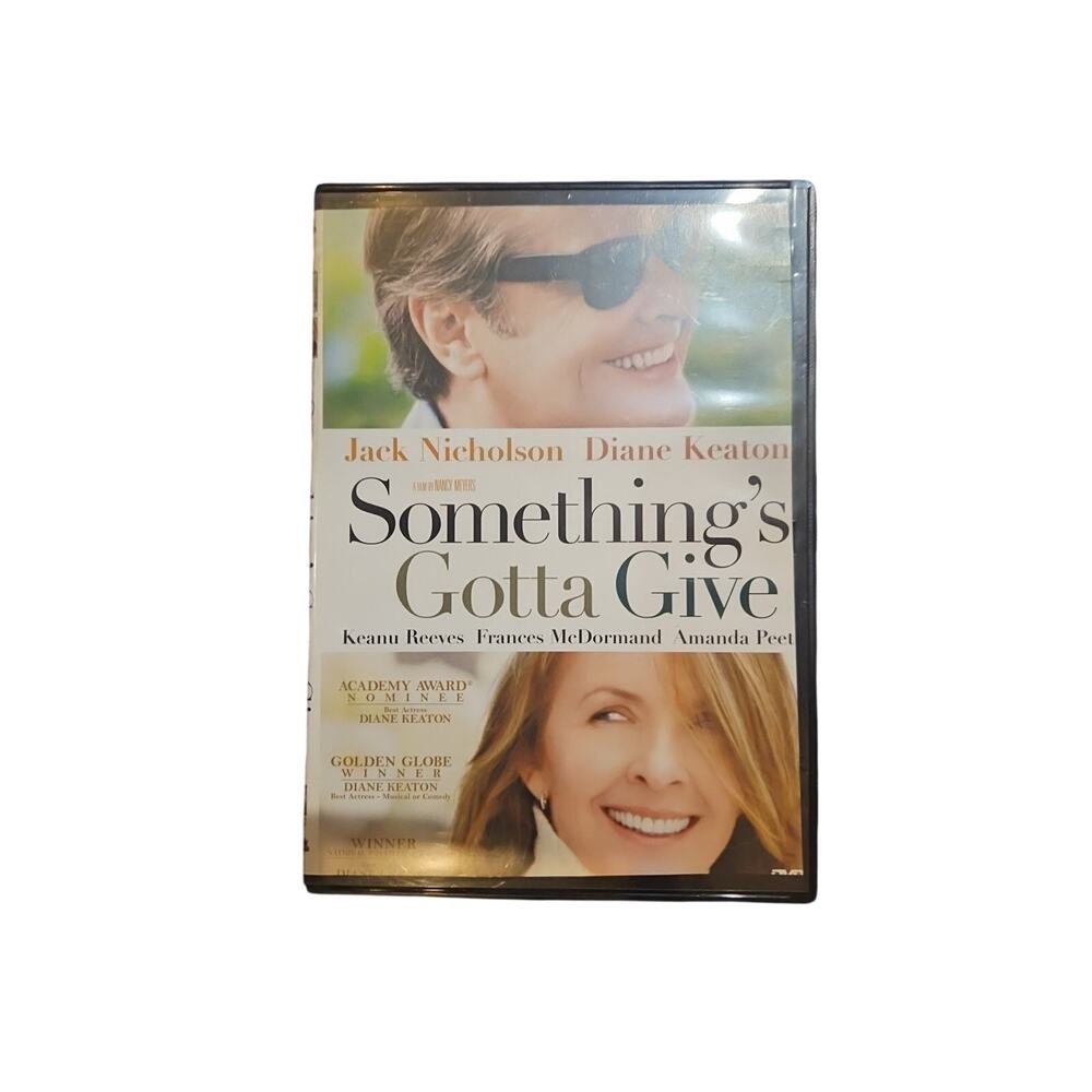 Something's Gotta Give (DVD, 2003) In a slim case tested cropped artwork